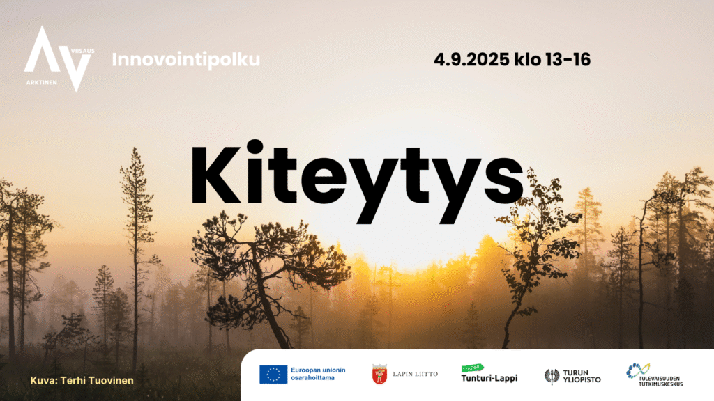Innovointipolun Kiteytys-työpaja 4.9. Äkäslompolossa