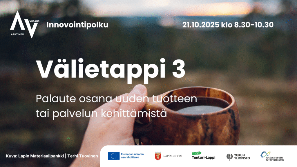 Innovointipolun Välietappi 21.10. klo 8.30-10.30 Zoomissa