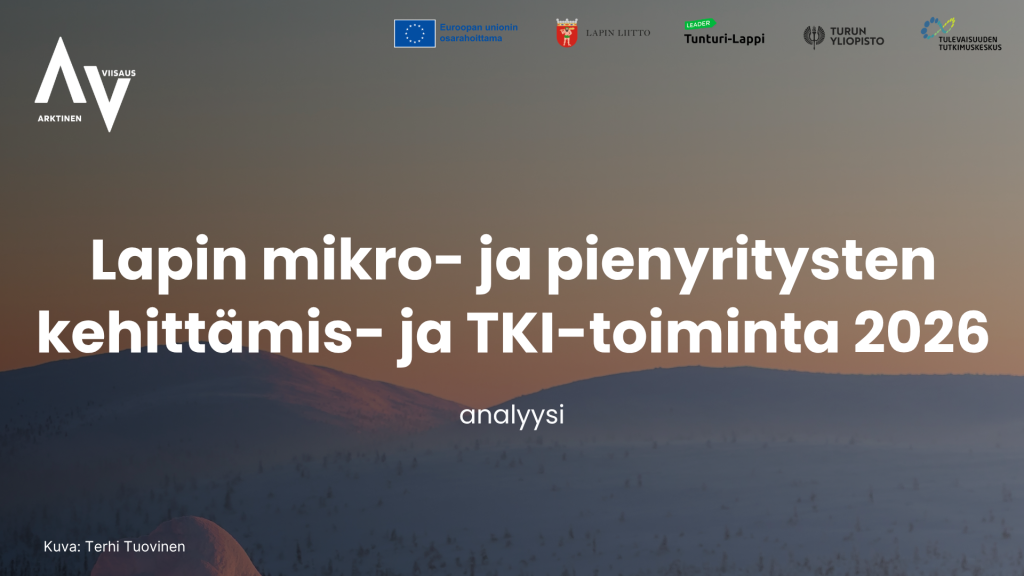 95 % kyselyyn vastanneista Lapin pienyrityksistä kehittää – miksi se ei näy TKI-luvuissa?
